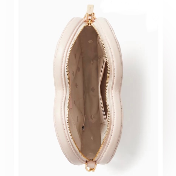 Kate Spade Love Shack Quilted Heart Crossbody Purse - Picture 5 of 6